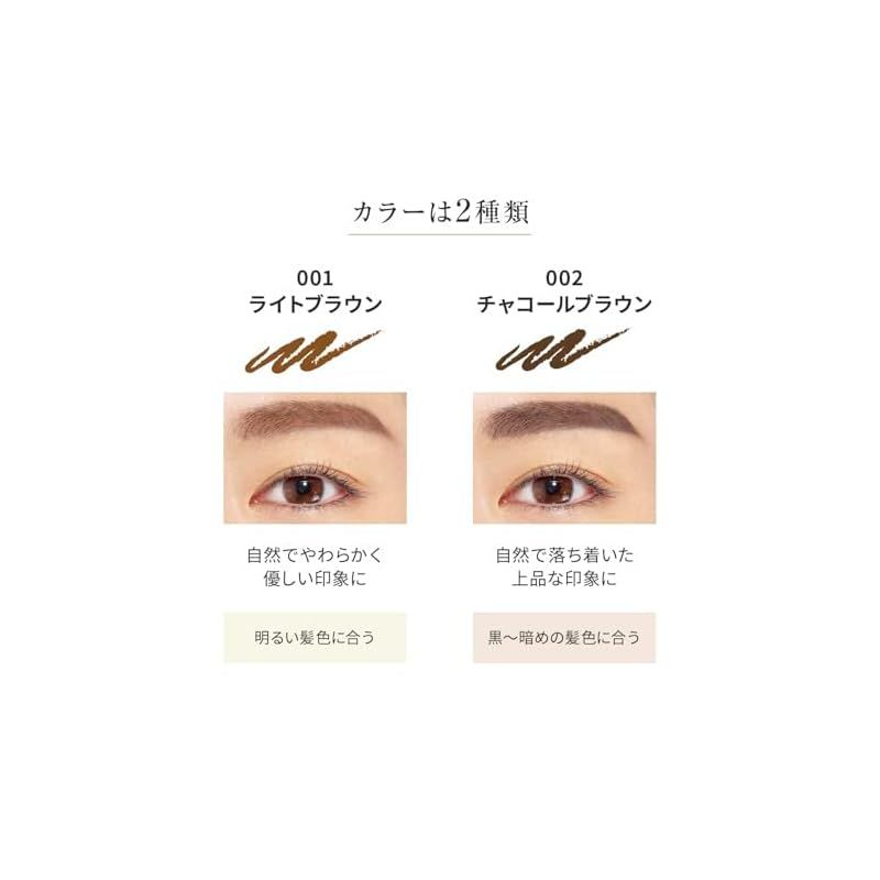 パピリオ　ステイブロウ　ライトブラウン001 合計5本 Papilio（パピリオ） ステイブロウ 001 ライトブラウン 3本セット