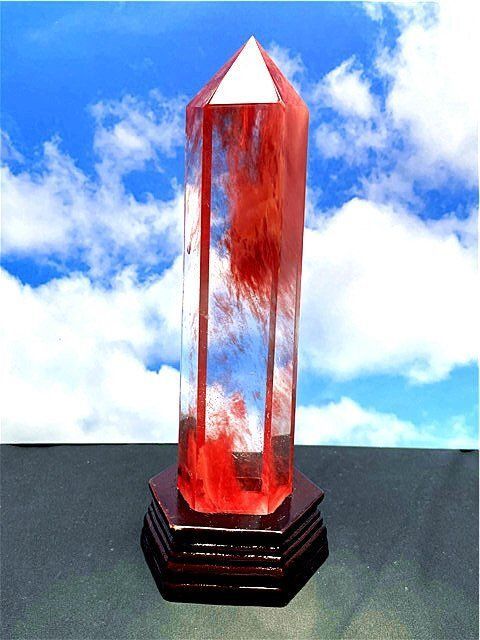 水晶ピラミッド♡大サイズ♡透明感抜群!! No.193 約:245mm超綺麗水晶六角柱B86E2/46E29D - メルカリ