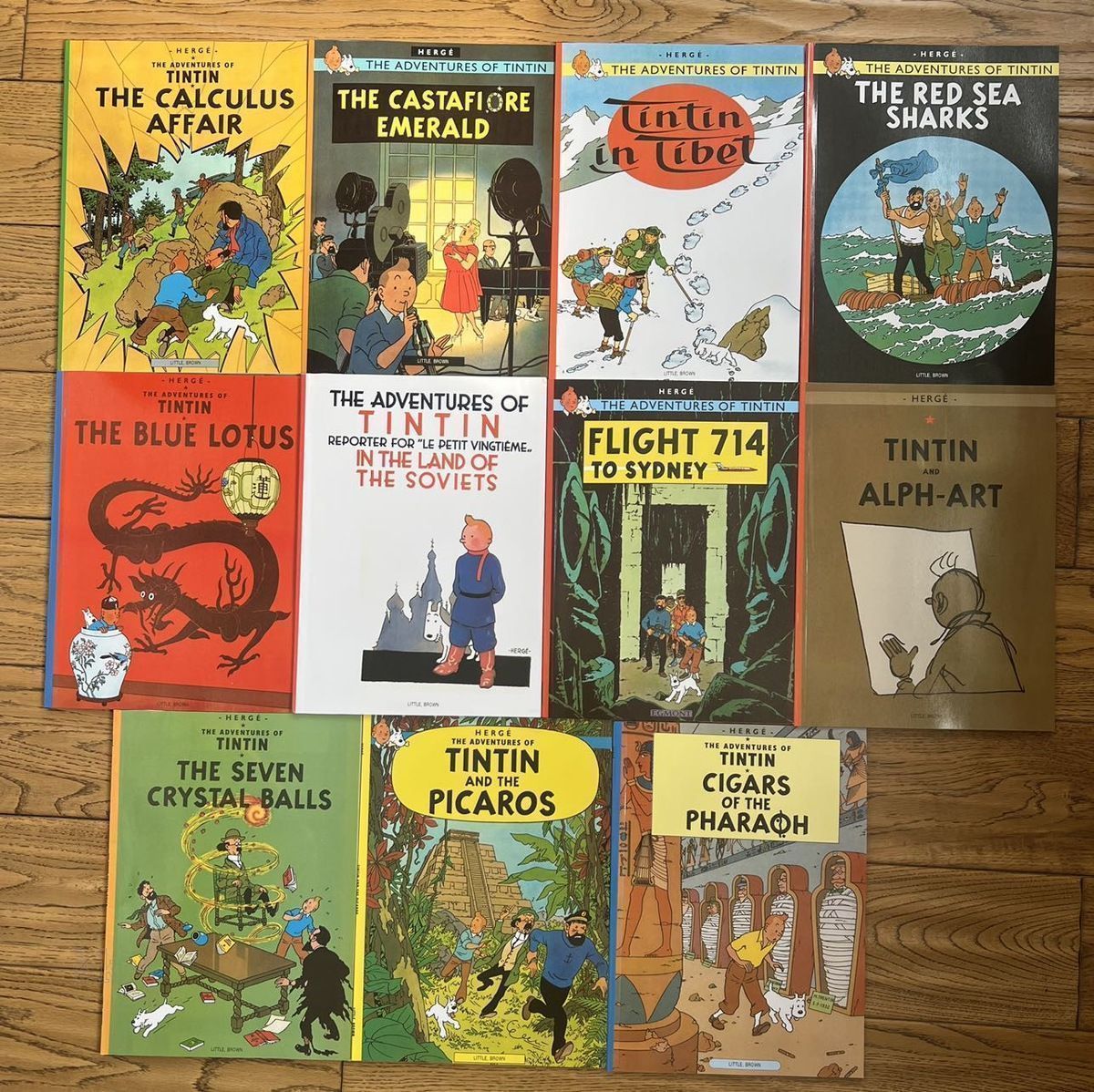 洋書　the adventures of TinTin 23冊　新品 Amazon.com: The Adventure of Tintin Collection Book Box Set