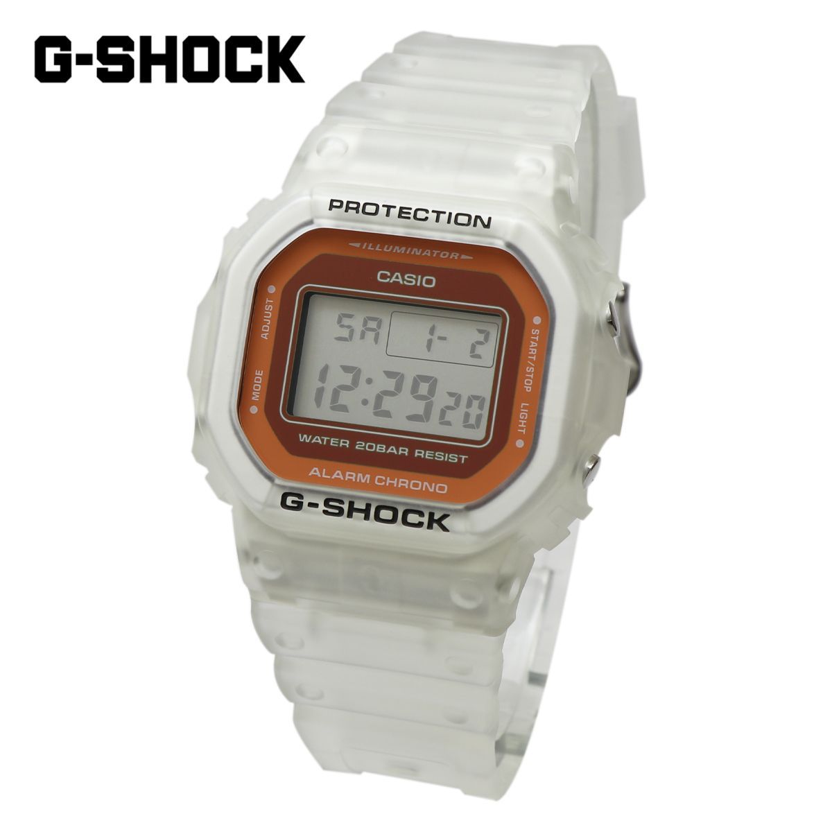 激レア クリア スケルトン オレンジ ジーショック カシオ CASIO gshock 