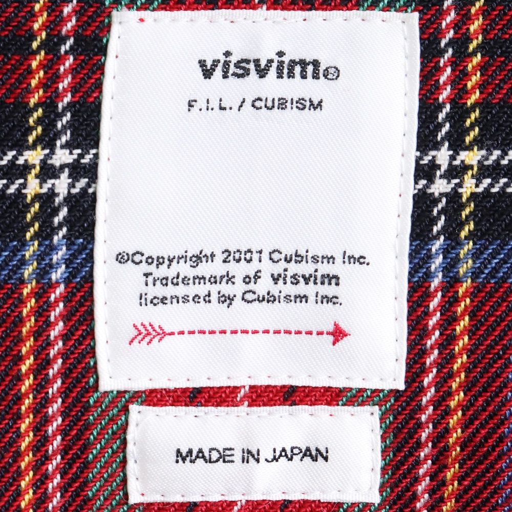 VISVIM Lumber Elk Check L/S Shirt サイズ2 レッド VISVIM Lumber Elk Check L/S Shirt サイズ2 レッド