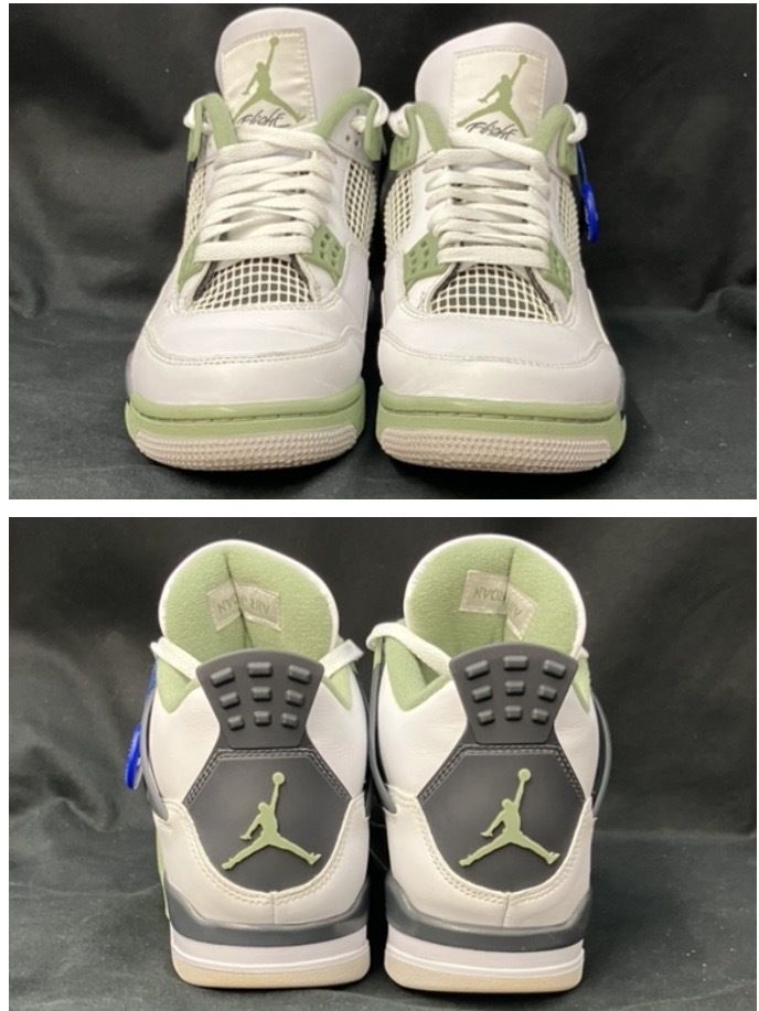 箱付】 NIKE WMNS AIR JORDAN 4 RETRO AJ4 OIL GREEN ウィメンズ