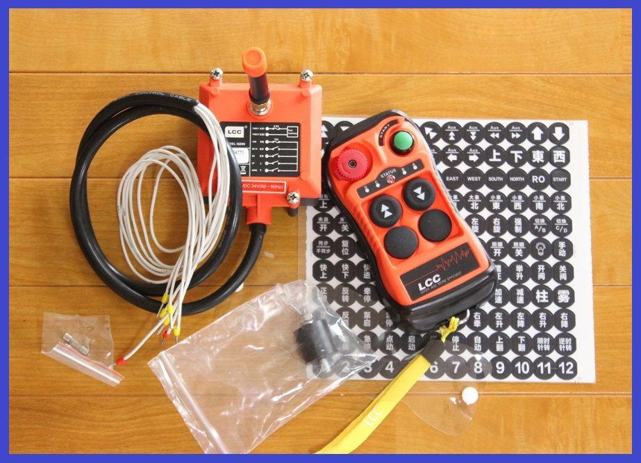 送料無料 DC24V 12V 4chリモコン2個 ラジコン レッカー ユニック 積載車 コンクリート車 花見台 タダノ マエダ 説明書付 6ch 6ボタン ☆防水。DC24V 4chリモコン ラジコン レッカー ユニック 積載車