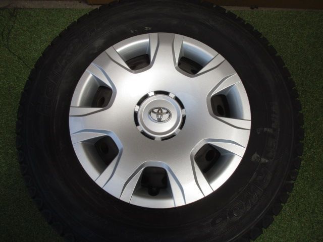 中古】 送料込み トヨタ純正スチール 200系ハイエース 195/80R15