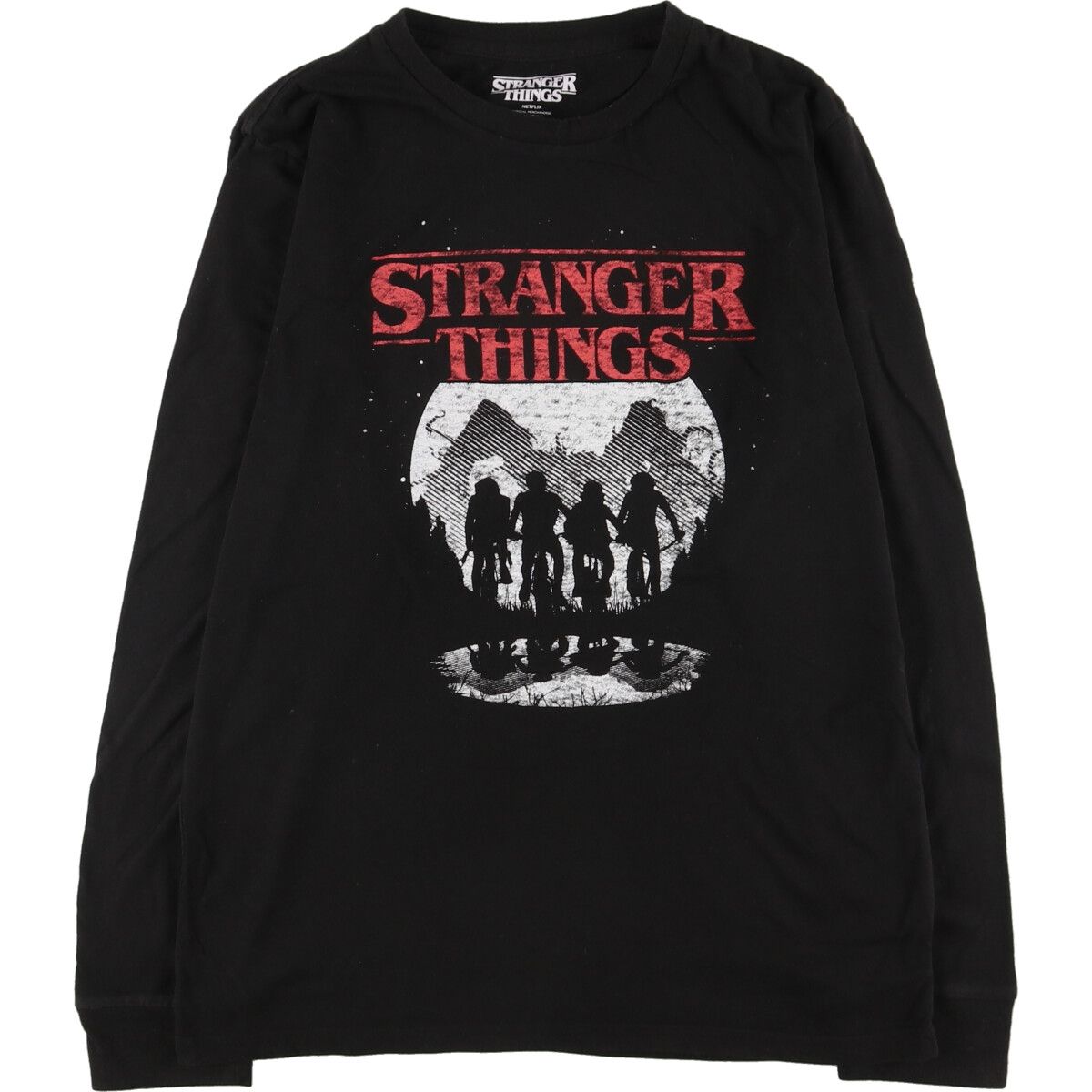 古着 STRANGER THINGS ストレンジャーシングス ロングTシャツ ロンT