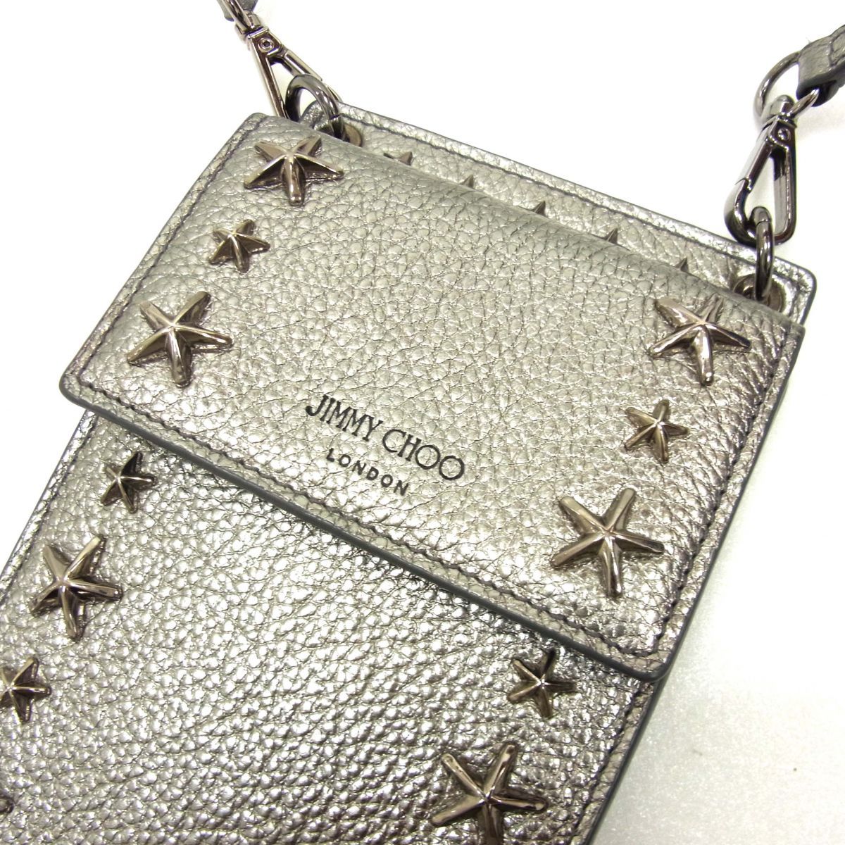 美品 定価58,000円◇JIMMY CHOO ジミーチュウ ペガシ フォン