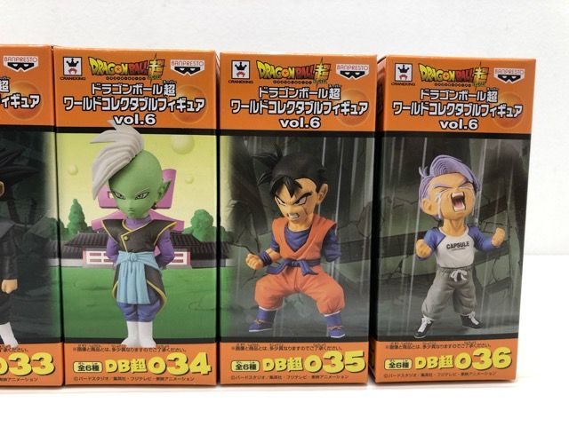 ドラゴンボール超 ワールドコレクタブルフィギュア vol.6 全6種 コンプ