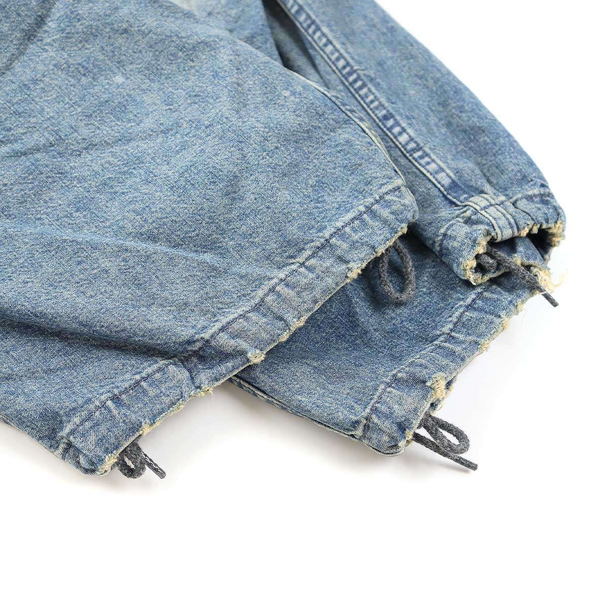 HERILL ヘリル 23SS Nepdenim M44 Trousers ヴィンテージ加工 モンキー