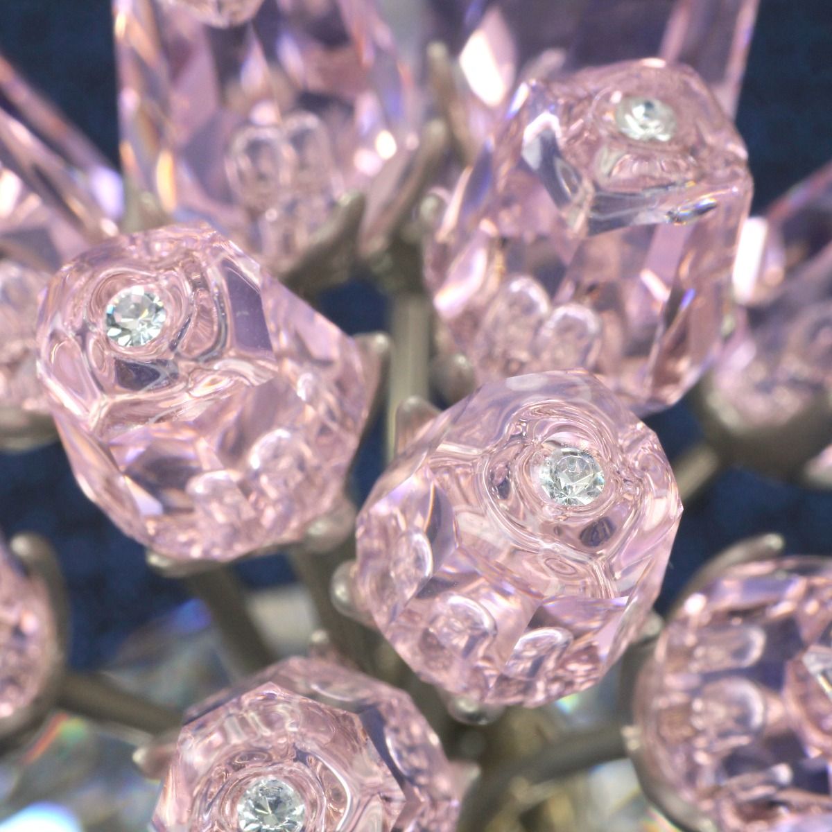 SWAROVSKI スワロフスキー ショップ 置物 ピンクローズ 12本のバラ