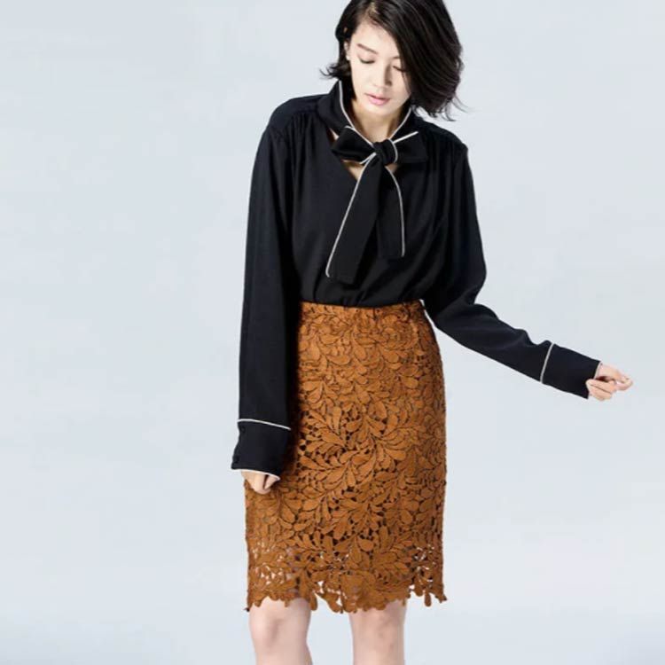 sacai サカイ スカート レーススカート タイトスカート ペンシル