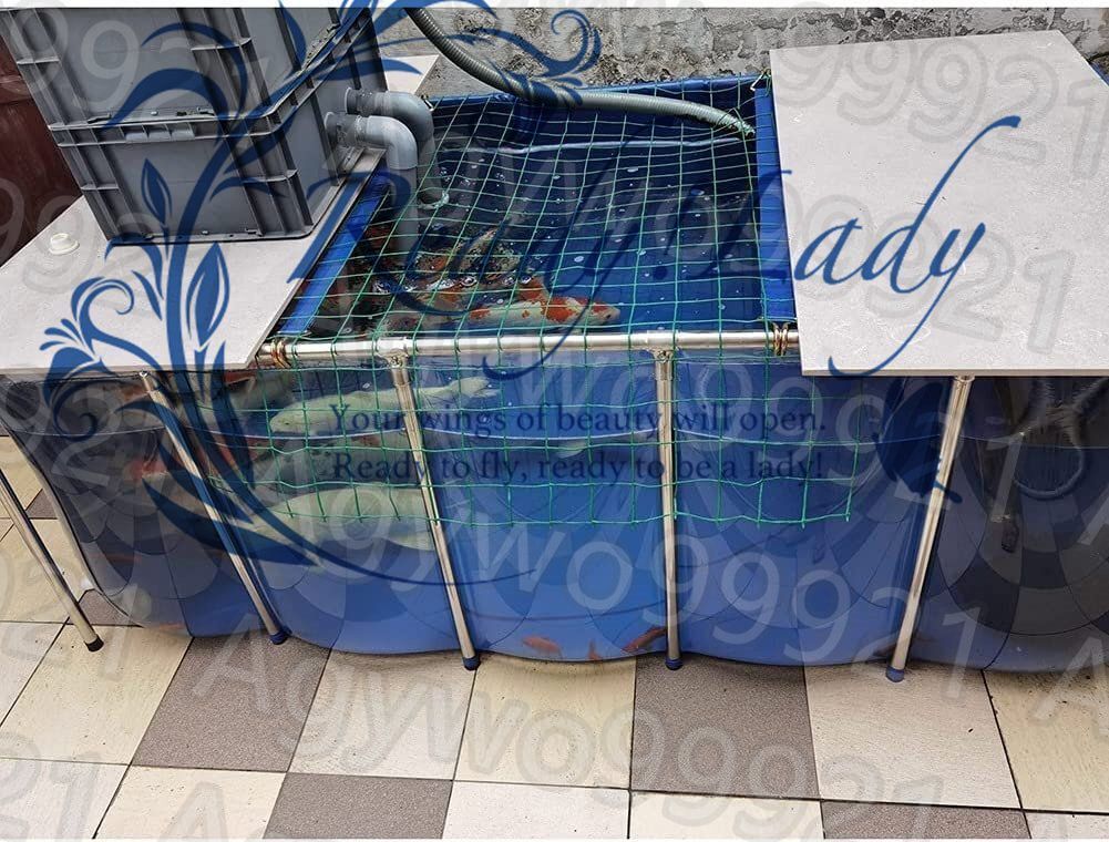 養殖水槽水槽大型厚みのあるナイフこすり布耐候性と耐酸化性屋外特別な養魚プール池 120x80x50cm