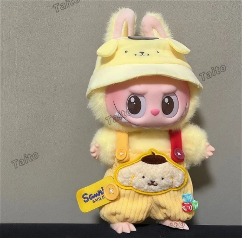 mao♡ 　LABUBU ぬいぐるみ お着替え 3個セット 新品3点セット labubuラブブぬいぐるみ服17cm着せ替え着ぐるみの