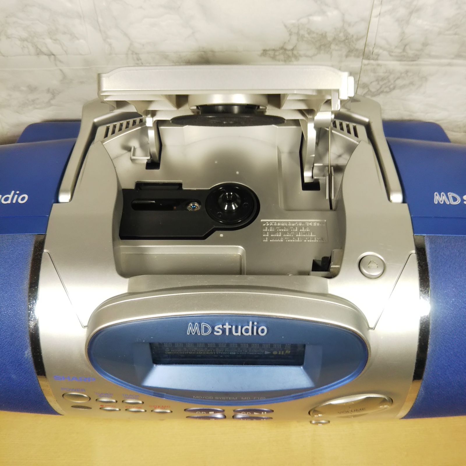 SHARP MDstudio MD/CDシステム MD-F120 2000製 中古品 - メルカリ