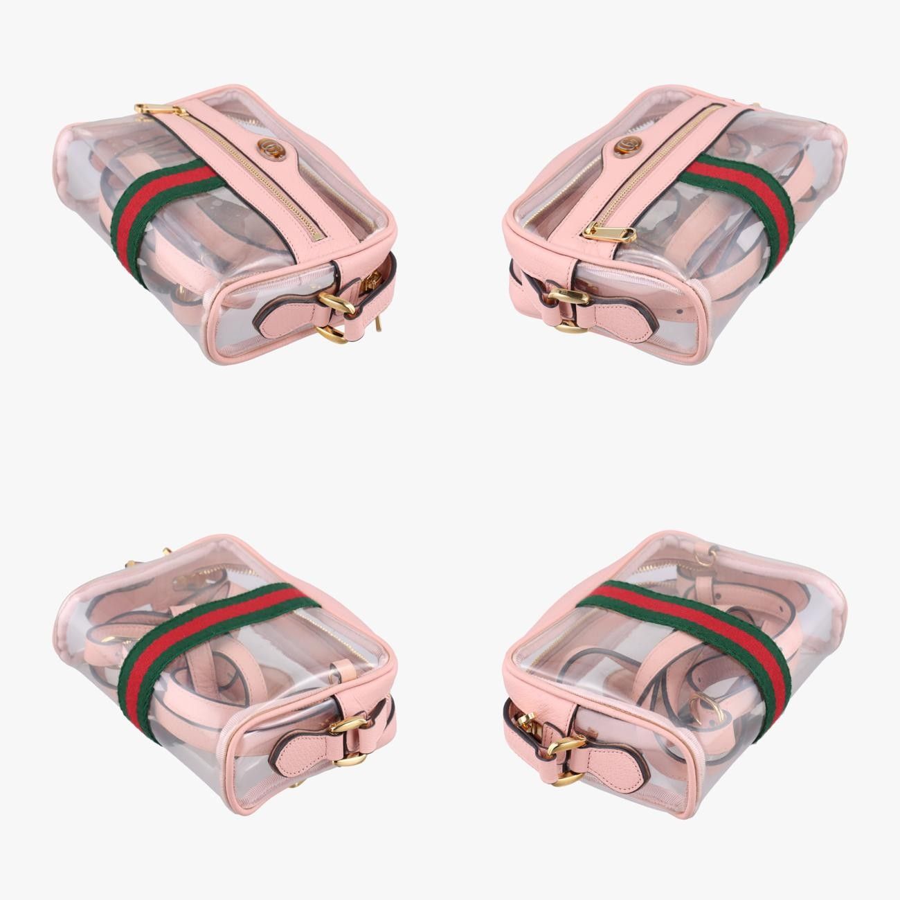 グッチGucciオフィディアピンク×マルチカラーPVC×レザー517350