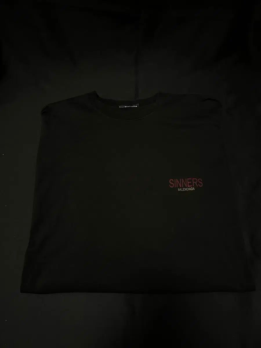 【雷市場（ポンジャン）商品韓国直送】 L 18fw BALENCIAGA(バレンシアガ) 副鼻腔 半袖 黒