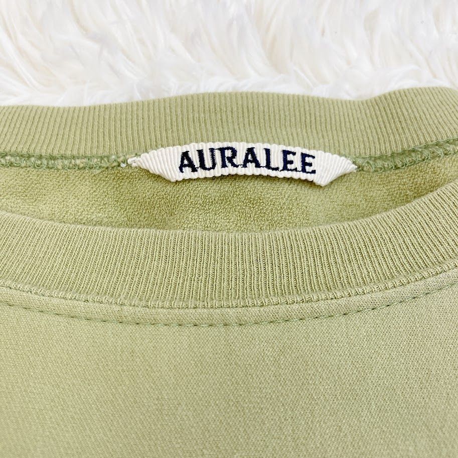 AURALEE / スウェット/4/コットン/GRN/A21SP01NU// AURALEE オーラリー スウェット コットン100％ トレーナー SUPER HIGH