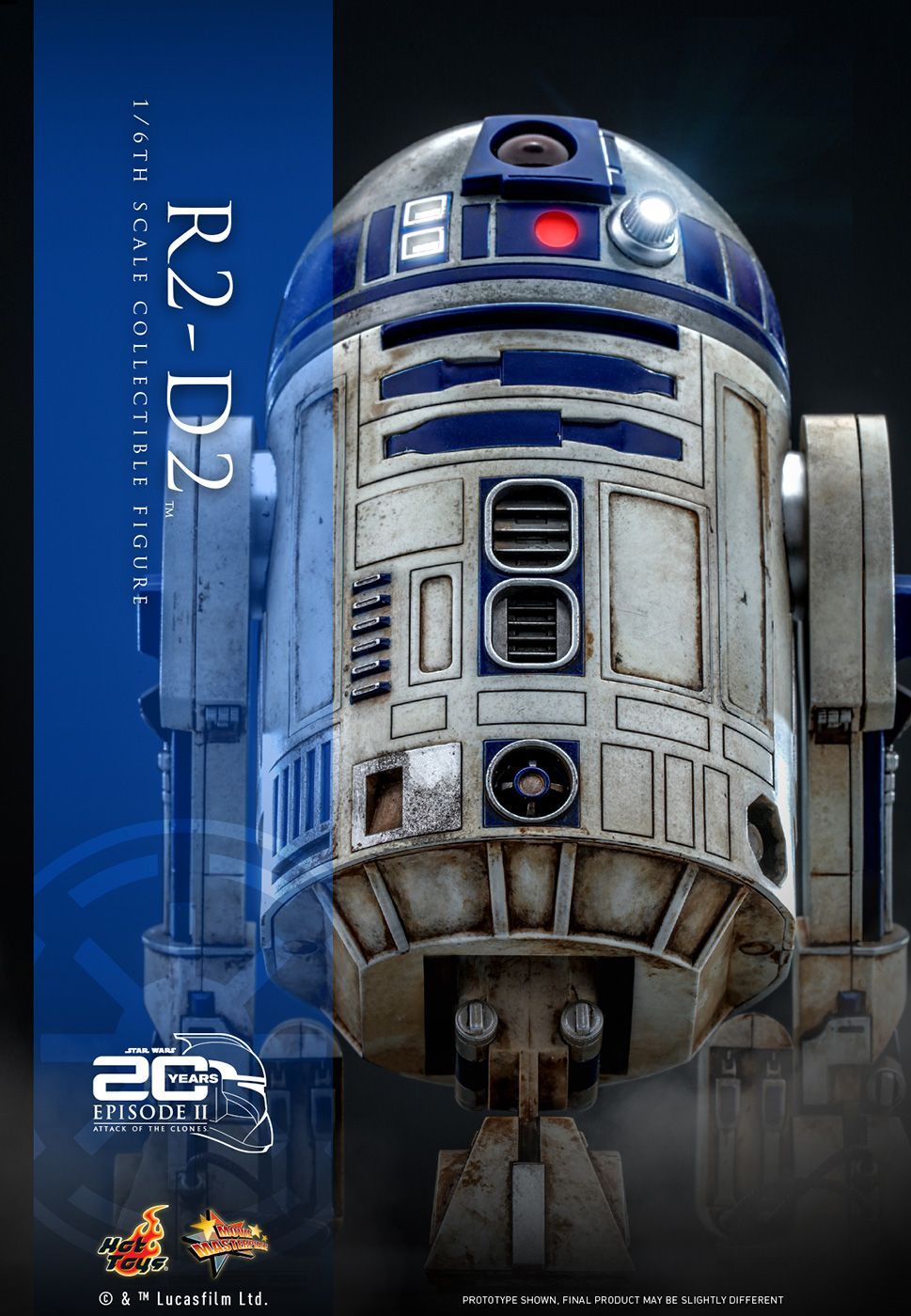 ホットトイズ 1/6 R2-D2 スターウォーズ エピソード2 クローンの攻撃