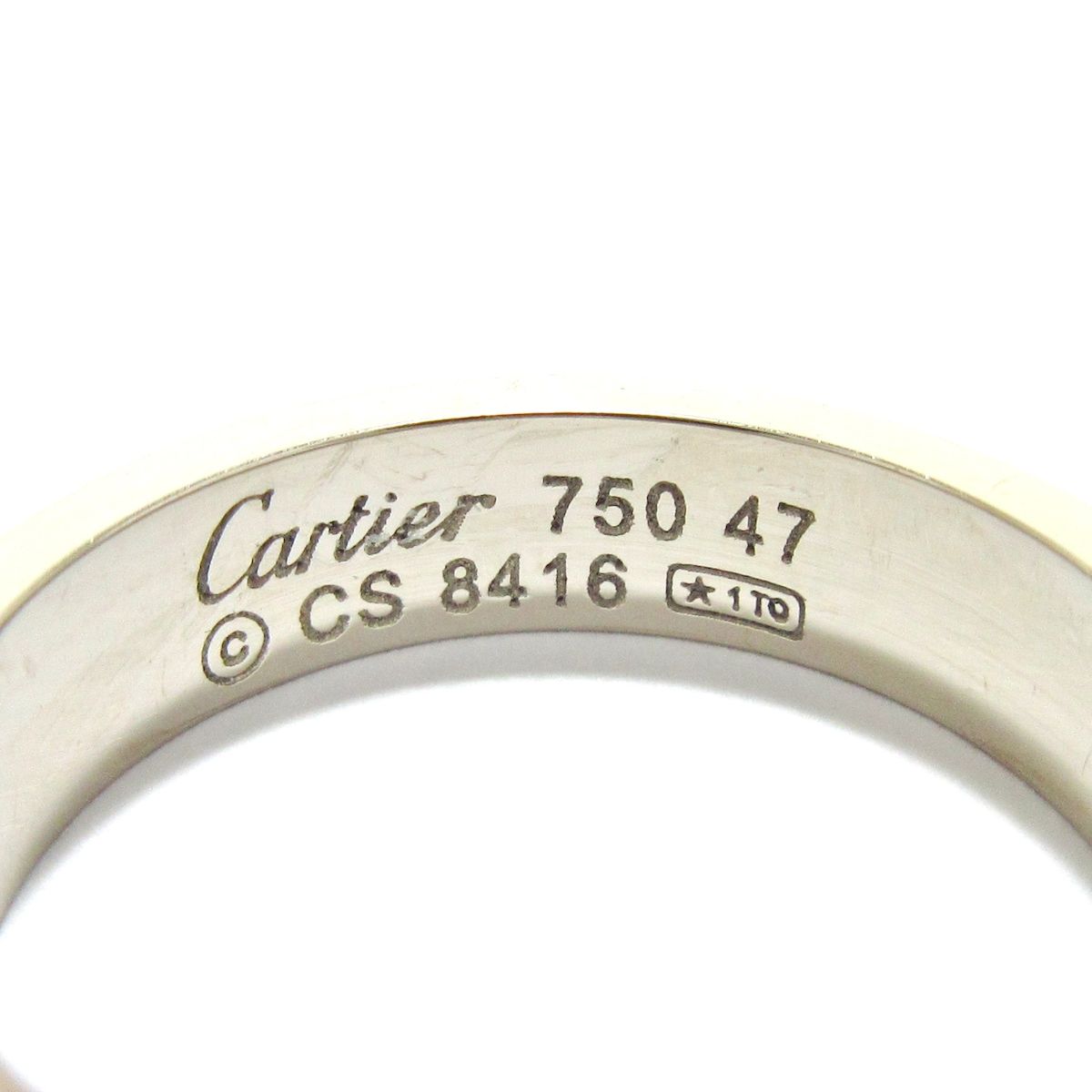 美品☆Cartier フルエタニティリング #47 7号 CRB4221800 - エタンセル