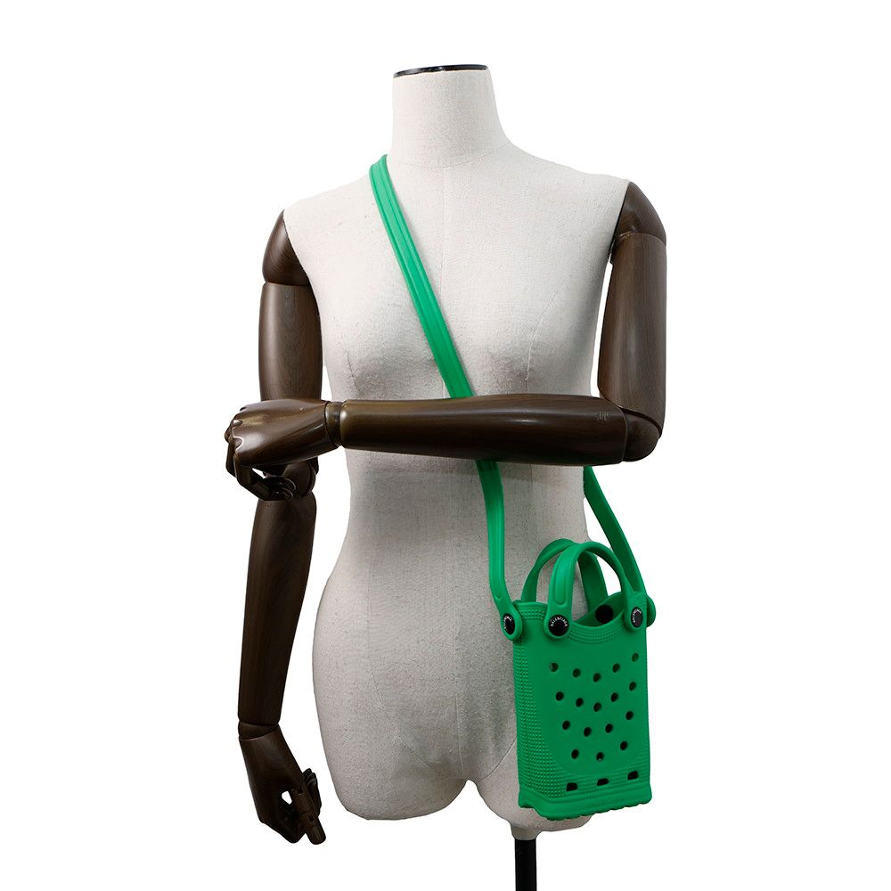 バレンシアガ　CROCS　フォンホルダー　2way　コラボ　ラバー　グリーン バレンシアガCROCSフォンホルダー2wayコラボラバーグリーン