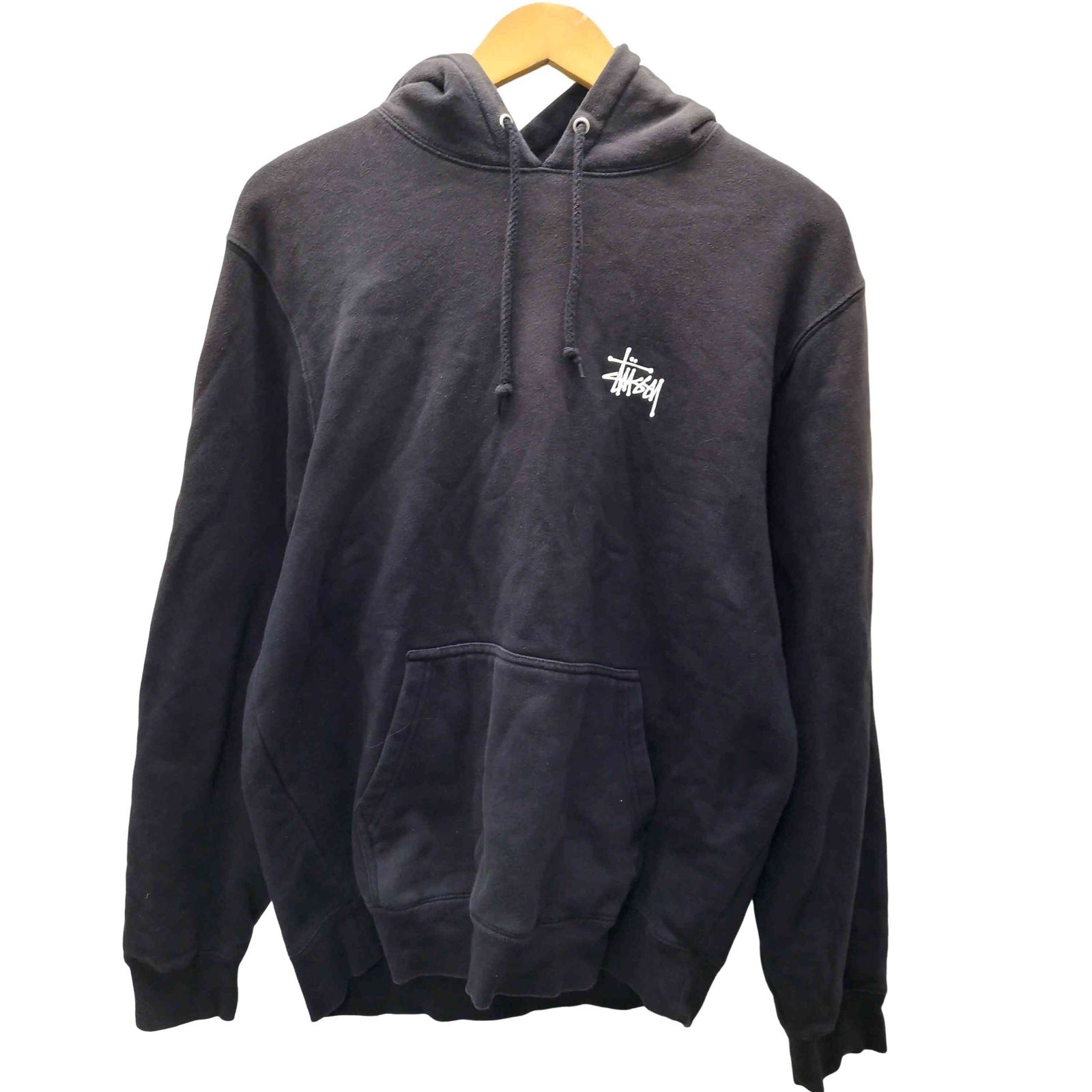 【良品 M】ステューシー 両面プリント ショーンフォントロゴ パーカー 良品 M】ステューシー 両面プリント ショーンフォントロゴ パーカー