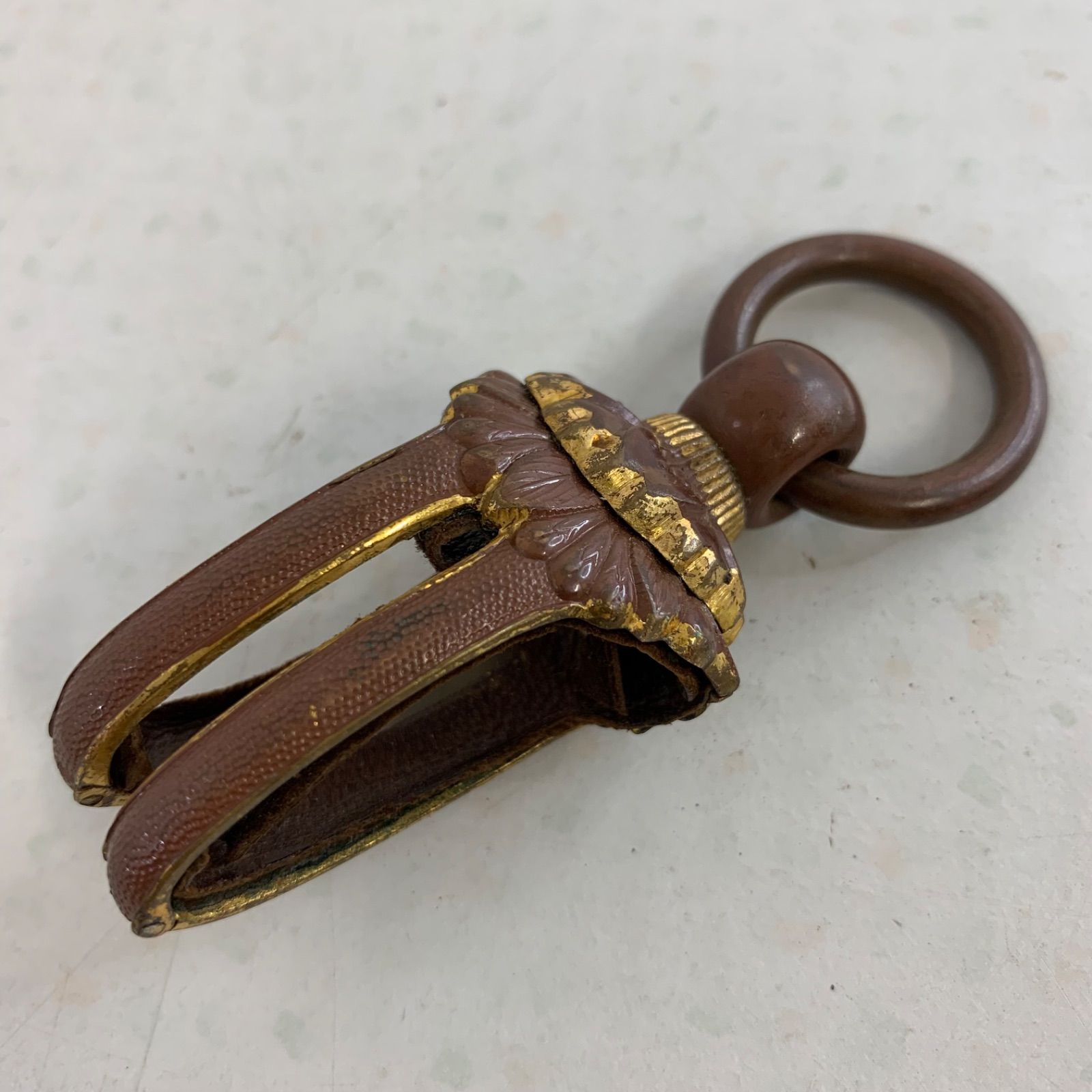 旧日本陸軍 軍刀第二佩環 軍刀 軍刀 九四式軍刀 第二佩環 分解式吊環