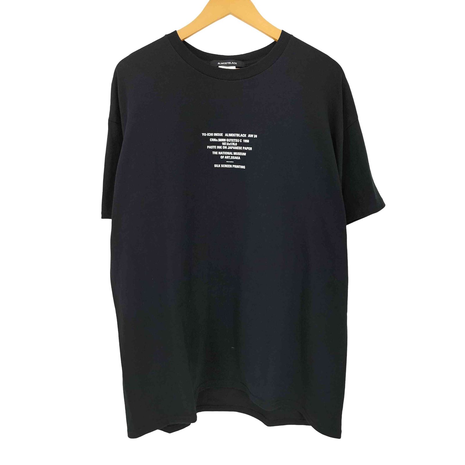 オールモストブラック ALMOSTBLACK 24AW CREW NECK PRINT TEE メンズ 表記無 - メルカリ