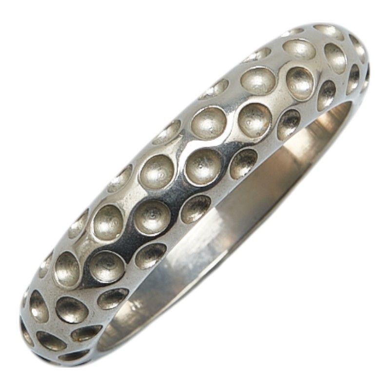 エルメス ドット モチーフ シルバー メタル レディース HERMES【1-0215167】