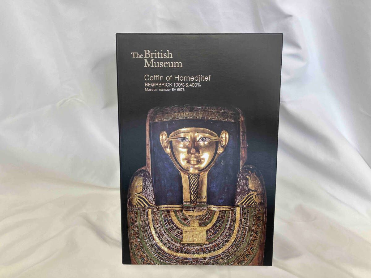 未開封品 メディコム・トイ The British Museum 「Coffin of Hornedjitef」 100%u0026400% BE@RBRICK BE@RBRICK/BE@RBRICK