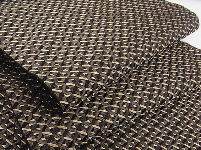 平和屋本店□極上 本場筑前博多織 八寸名古屋帯 切子柄 正絹