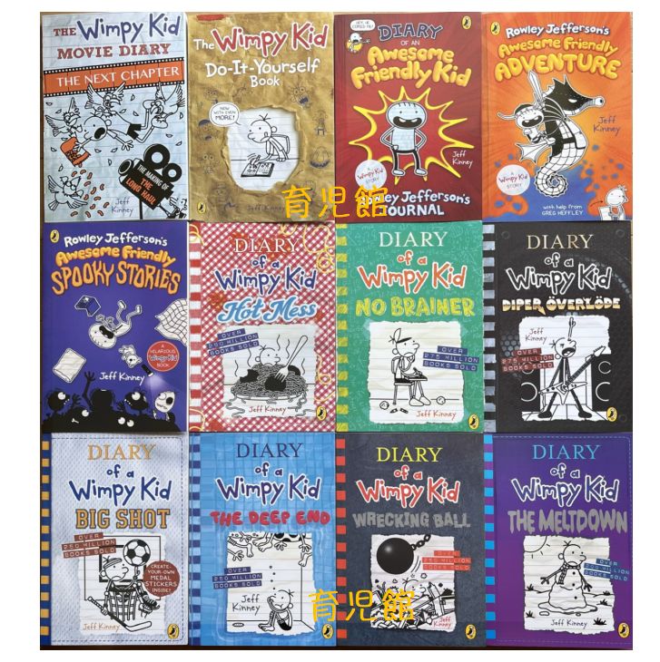 Diary of a Wimpy Kid 絵本24冊 箱付き 洋書 - メルカリ