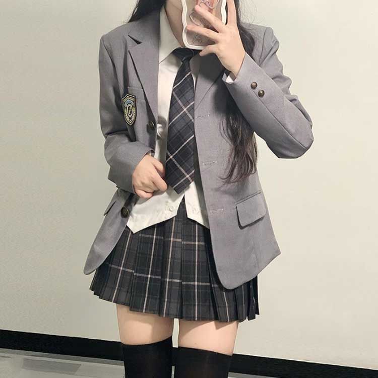 レディース 5点セット スーツ 卒業式 JK制服 制服 ブレザー 発表会 成人式 子供スーツ キッズスーツ 卒園式 女の子スーツ 小学生 中学生 フォーマルスーツ 女の子 高校生 女子 tomin 598078