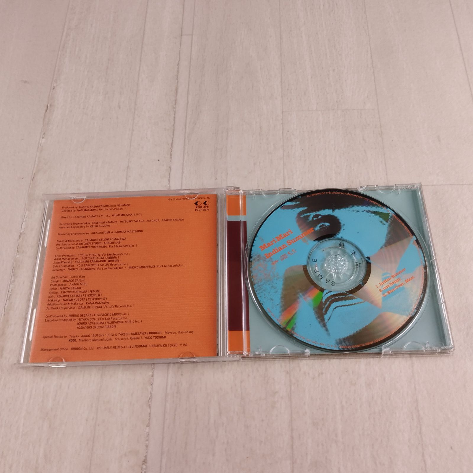 マリマリ レコード 「Indian Summer」 marimari レコード 「Indian