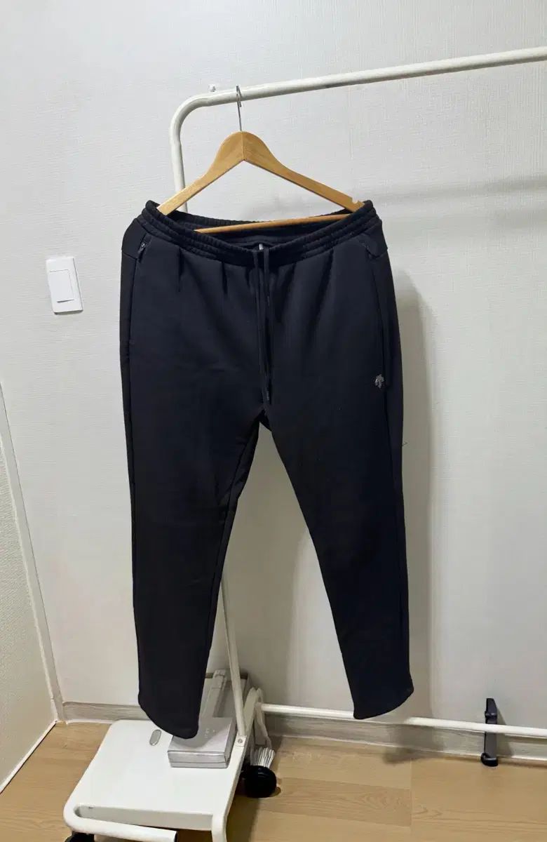 DESCENTE デサント ユニセックス 裏起毛 フリース パンツ 黒 100 2xl