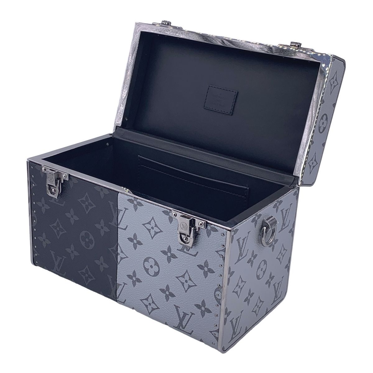 中古】 LOUIS VUITTON ルイ・ヴィトン MINI BOX M.ECLI.SPLIT ショルダーバッグ M21022 ミニボックス トランク バニティ  化粧バッグ ショルダー スプリット モノグラム AS4128 シルバー 24003929 AO - メルカリ