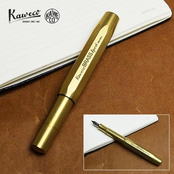 Amazon | Kaweco Sport万年筆Brass Nib : EF | 万年筆 | 文房具