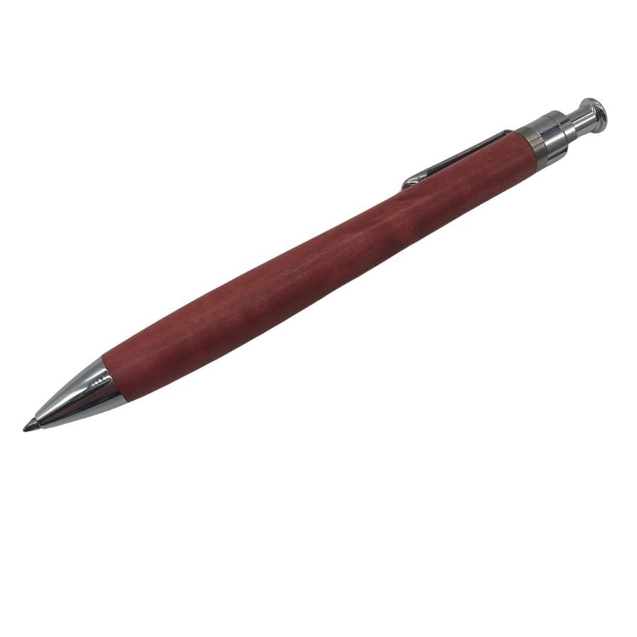 ノック式ピンクアイボリーボールペン ノック式ピンクアイボリーボールペン