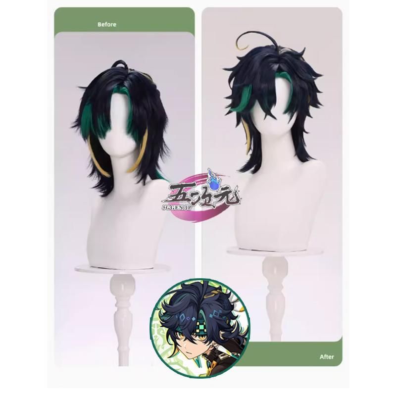 【即日発送可能】原神　キィニチ　セット済ウィッグ　コスプレ Amazon.co.jp: 【AGOS】「ウィッグ 、靴追加可 」原神 キィニチ