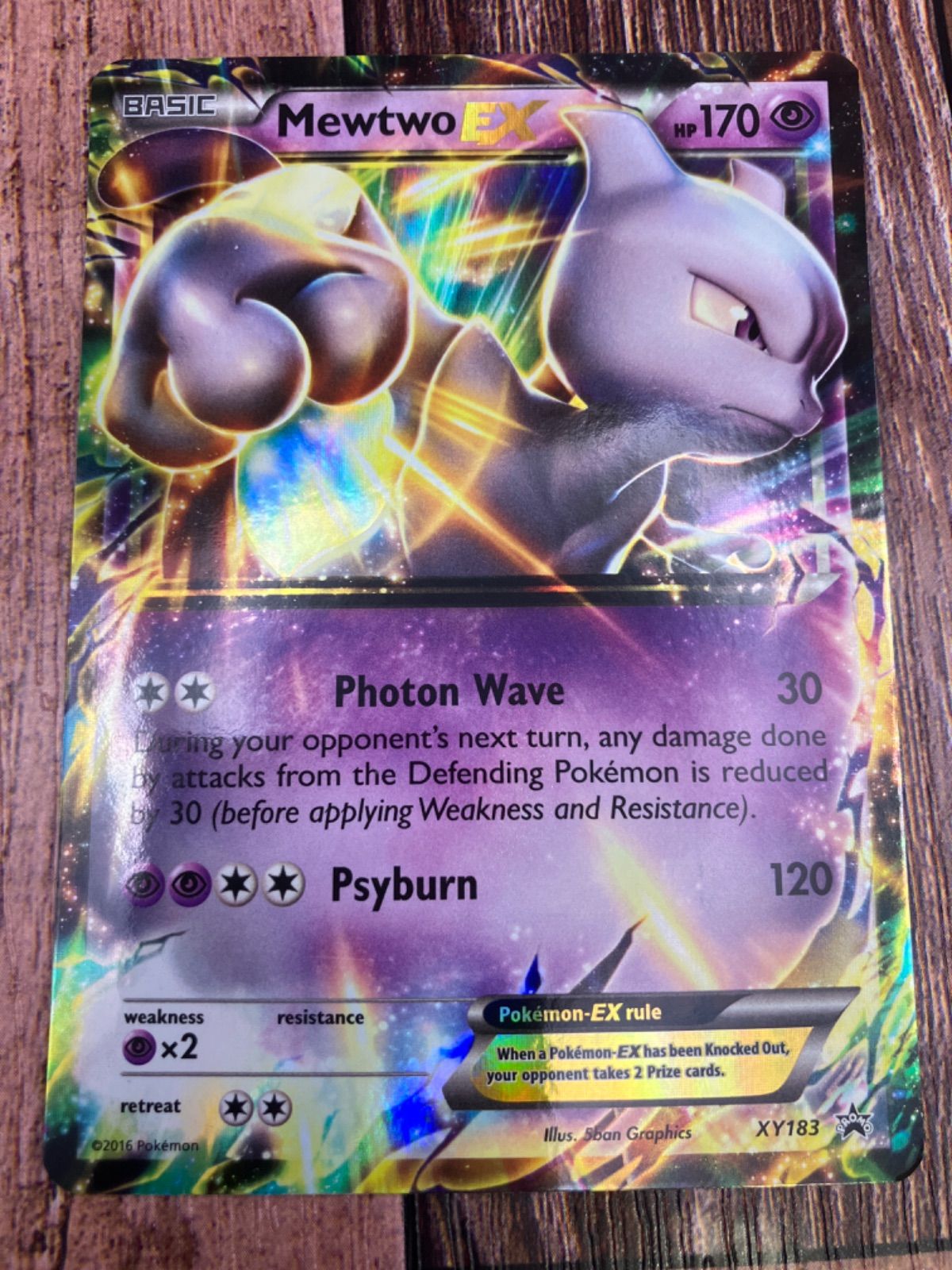 ミュウツーＥＸ　XY183 プロモ ポケモンカード 英語版