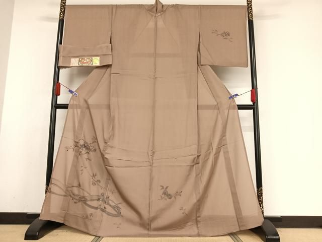 平和屋着物＊夏物 訪問着 本場大島紬 夏大島 中国三大刺繍 汕頭