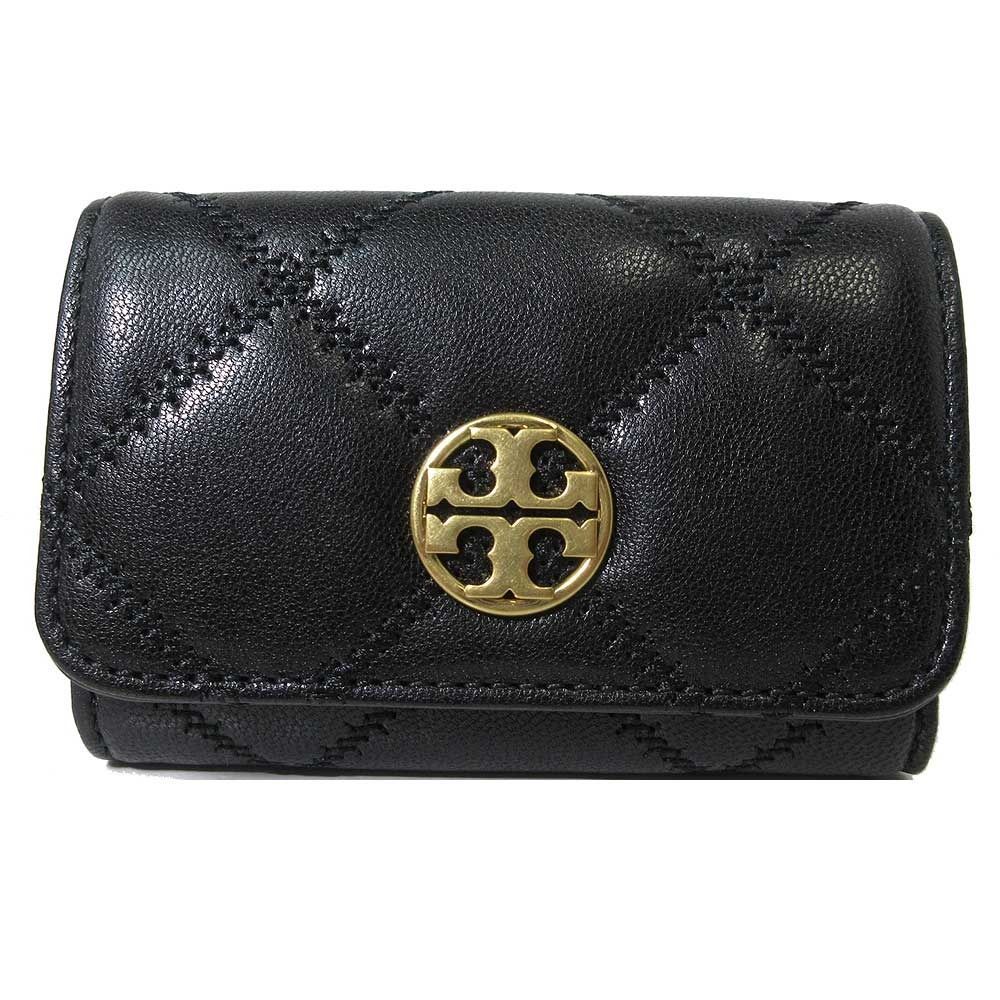 トリーバーチ ケース カードケース TORY BURCH WILLA レザー ダブルTエンブレムメタルロゴ キルティング調 カードホルダー 150075 0723 0823 アウトレット レディース 送料無料