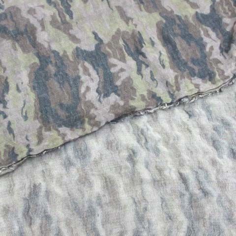 ファリエロサルティ Faliero Sarti 大判 ストール 迷彩 カモフラ