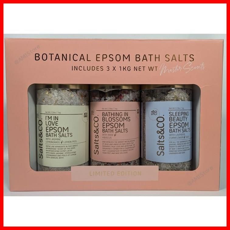 エプソム バスソルト ボタニカル 入浴剤 1kg×3本入り エプソム バス