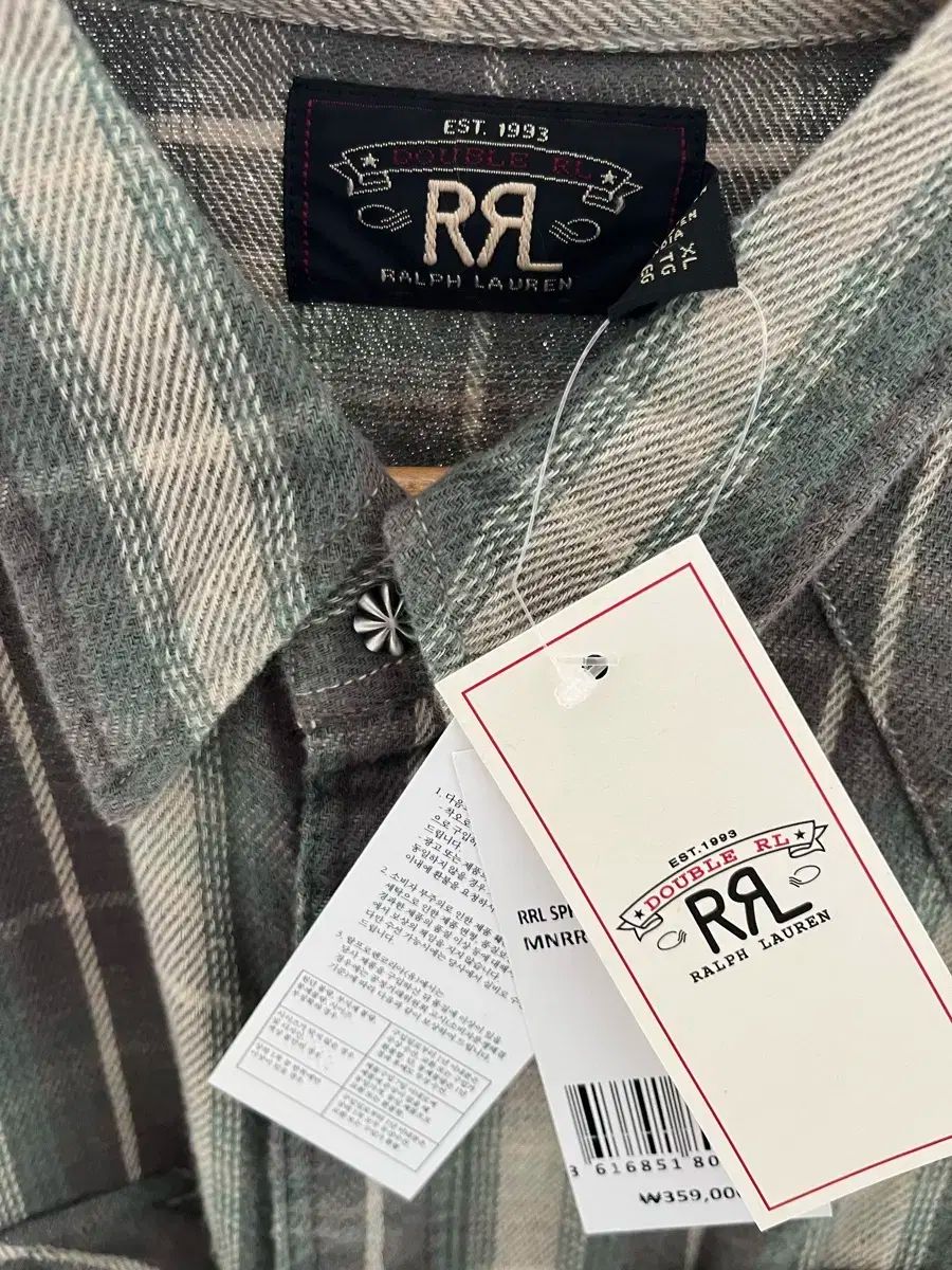 RRL ダブルアールエル ウエストン チェック柄 シャツ XL