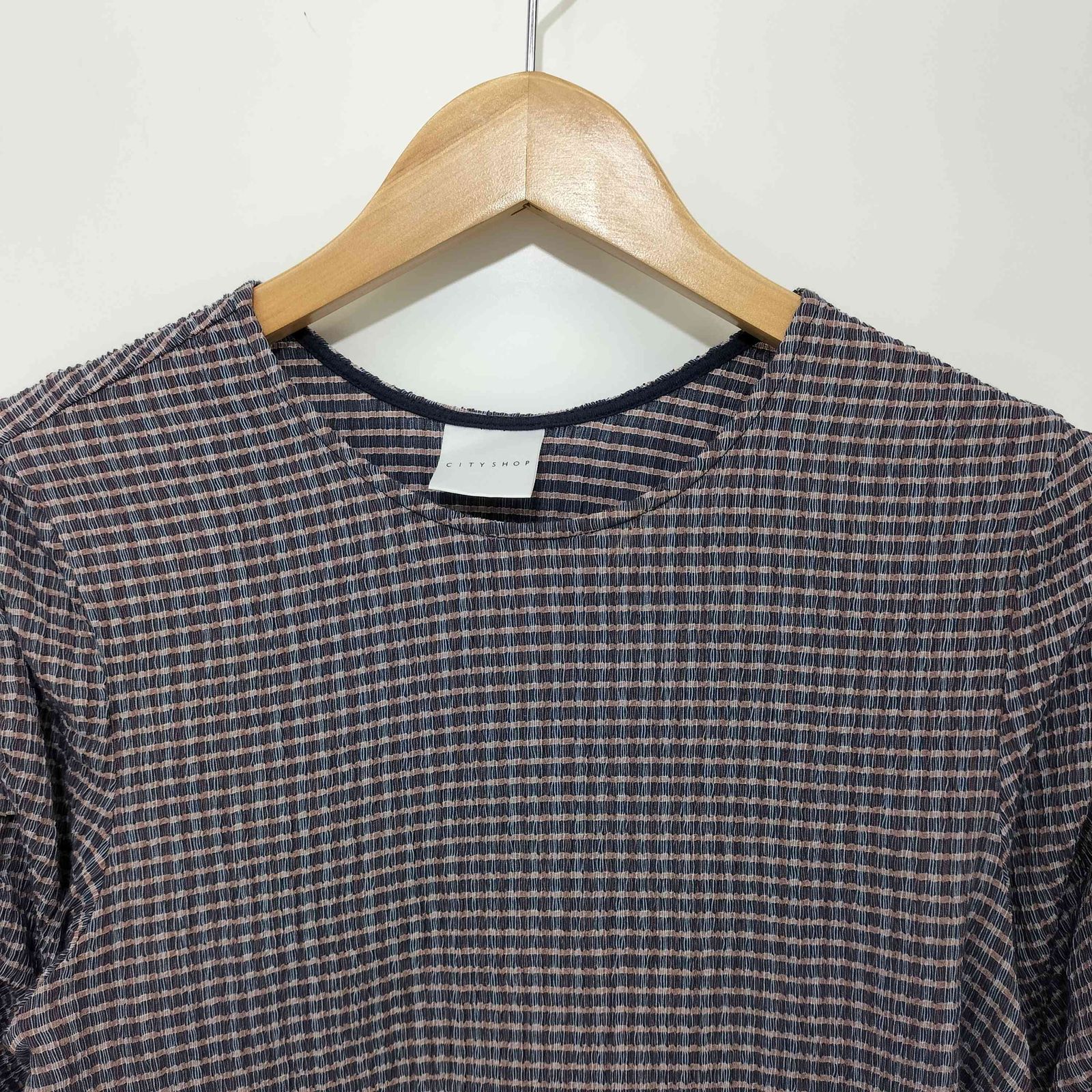 CITYSHOP　GATHERRING LONG TEE チェック シティショップ CITYSHOP GATHERRING LONG TEE レディース 表記