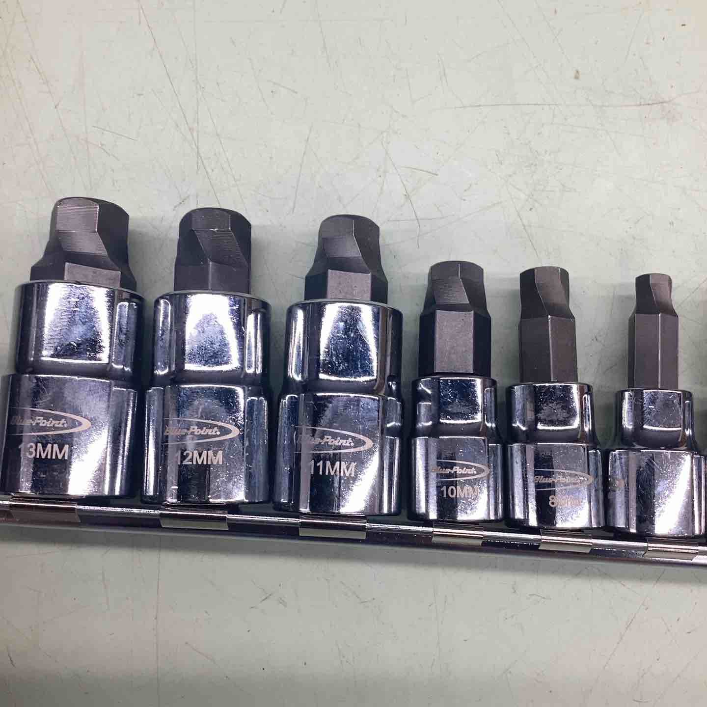 Blue Point ビットソケット  STCAEBS12 12個+ホルダー ヘクスエキストラクター ブルーポイント(BluePoint)ビットソケットセット ヘクスエキス