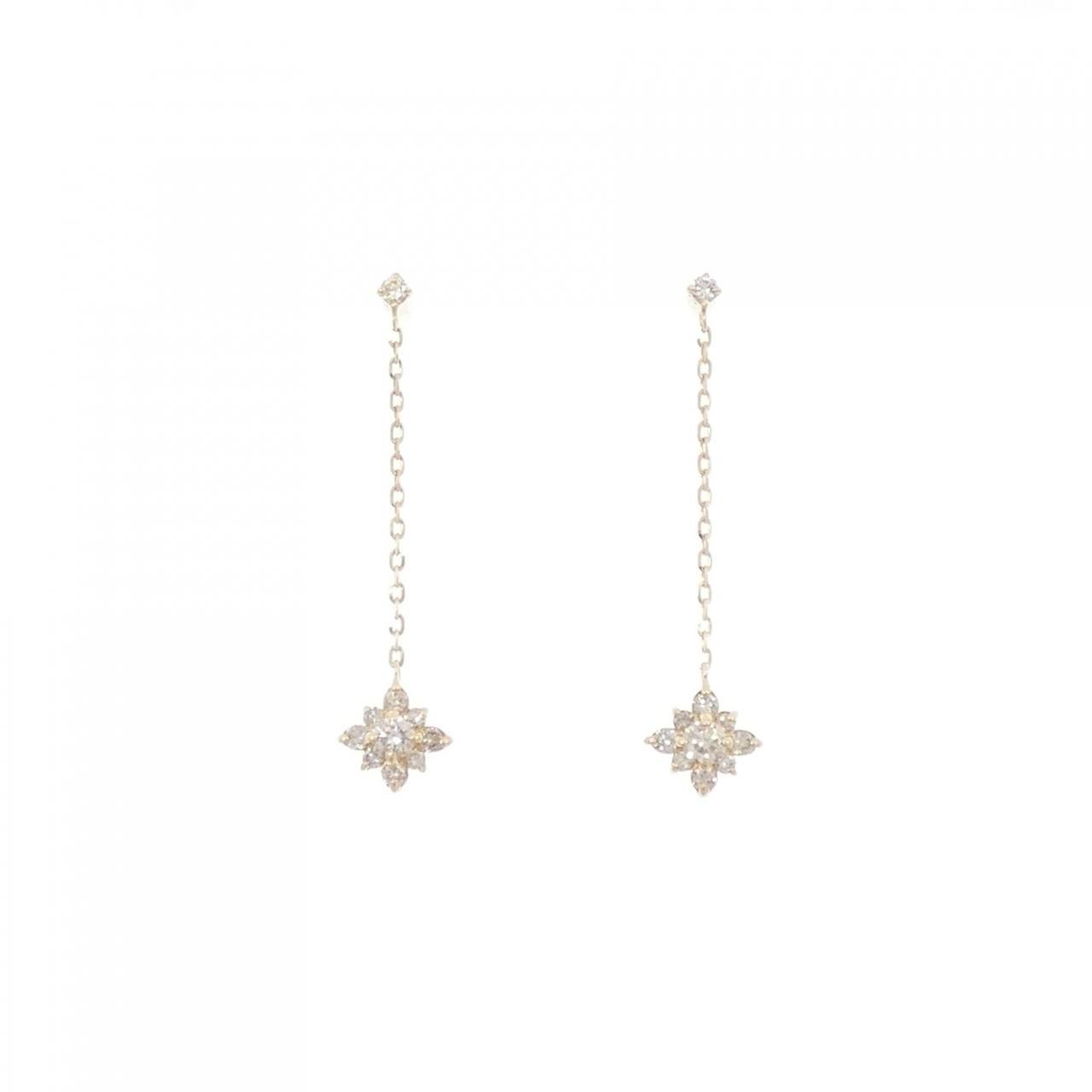 K18YG ダイヤモンドピアス K18YG ダイヤモンド ピアス 0.437ct — セルビーオンラインストア