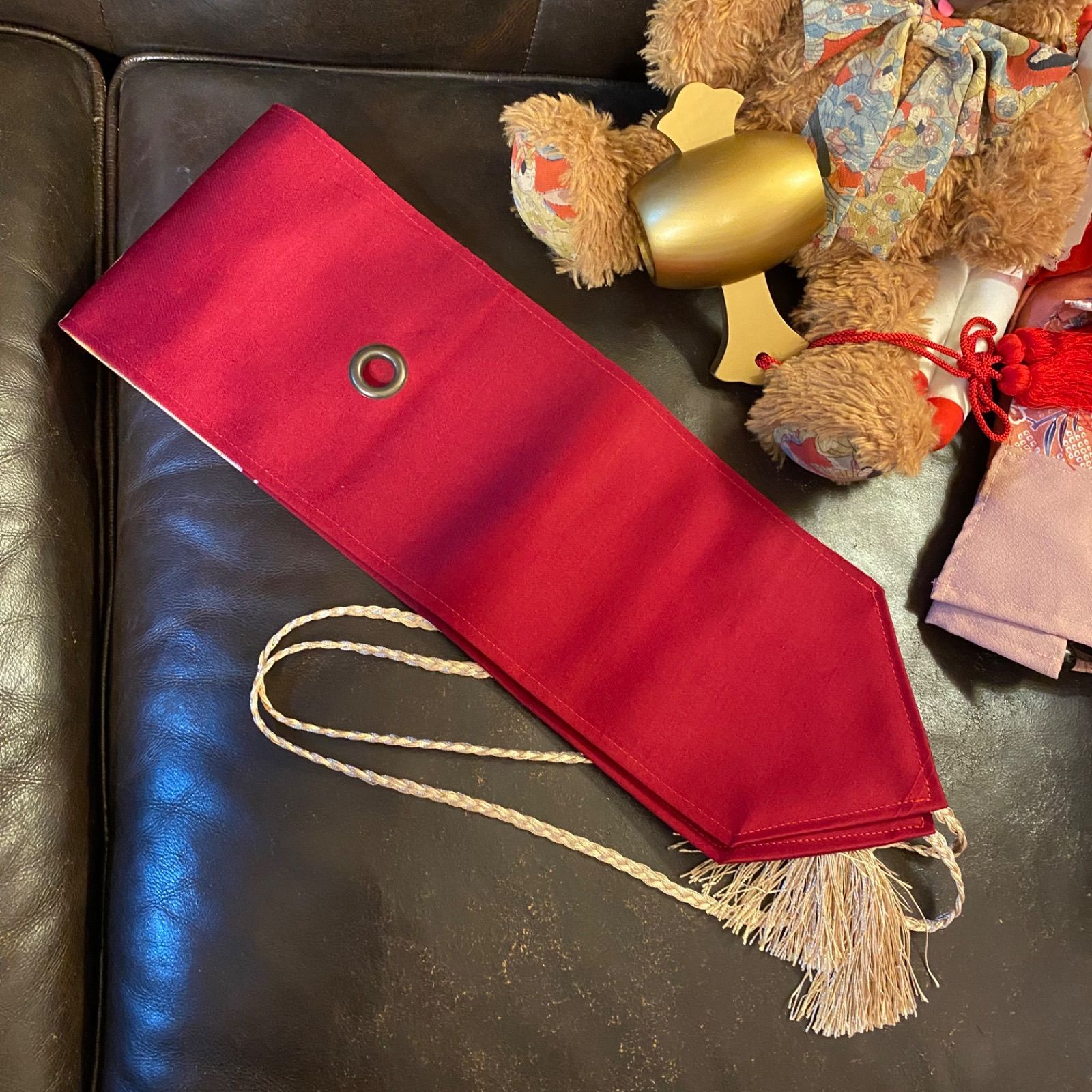 着物リメイクミニミディワンピース アンサンブル