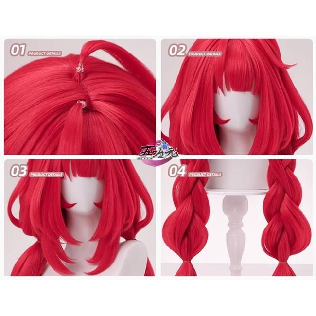 【即納】浮波柚葉 セット済みウィッグ 新品 三分妄想 ゼンレスゾーンゼロ コスプレ 浮波柚葉 ゆずは ウィッグ