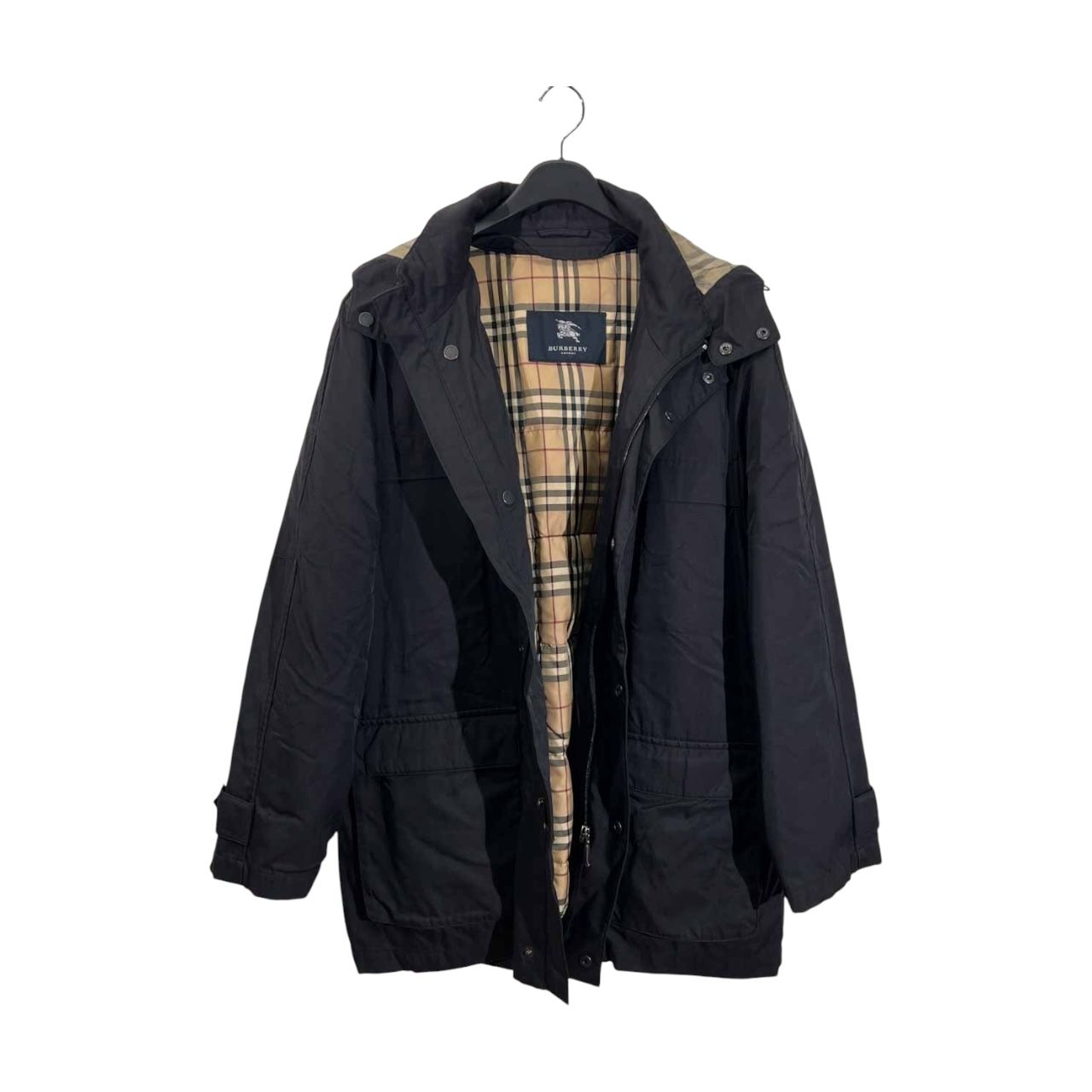 美品　BURBERRY London コート　ダウンライナー付　ノバチェック　M 極美品】高級BurberryLondon ノバチェックダウンコート ライナー付