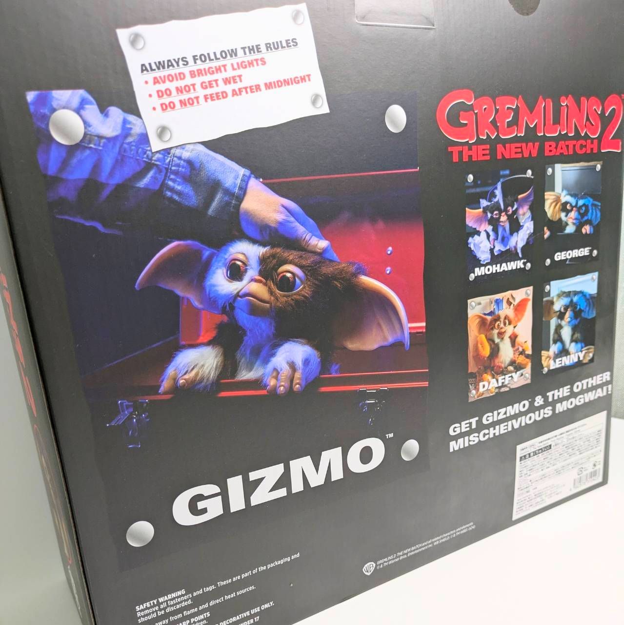 輸送箱未開封グレムリン2 プロップ・レプリカ「パペット」ギズモ　フィギュア 未開封品 ギズモ グレムリン2 新・種・誕・生 プロップ